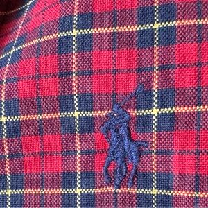 Ralph‎ Lauren Men's Red Plaid Shirt Size XXL
